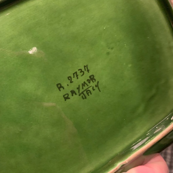 Vintage unique Bitossi Raymor owl ashtray/ trinket tray 9” - Picture 5 of 7